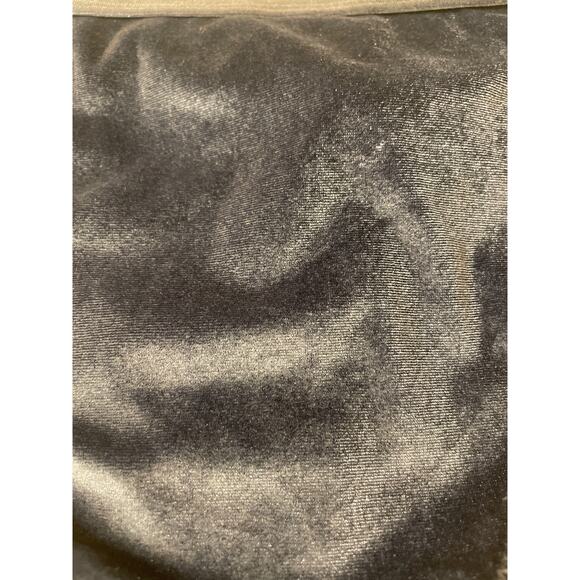 Cupshe Swim Women Sz M Bikini Bottom Velvet High Waist Swimwear Blue/Gray NWT - Picture 6 of 6